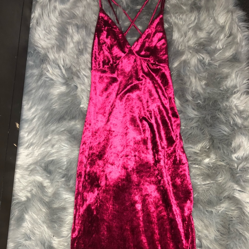 Red Velvet Dress